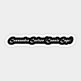 CASSANDRA Sticker